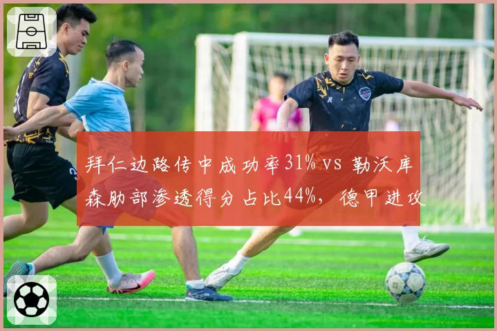 拜仁边路传中成功率31% vs 勒沃库森肋部渗透得分占比44%，德甲进攻路线之争白热化