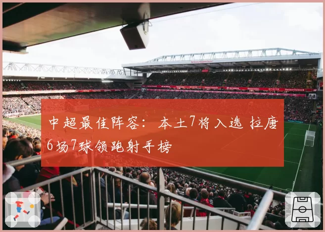 中超最佳阵容：本土7将入选 拉唐6场7球领跑射手榜